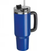 niebieski - Kubek termiczny XXL TEL AVIV 1200 ml