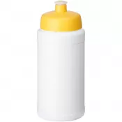 Biały-Żółty - Bidon Baseline® Plus o pojemności 500 ml z wieczkiem sportowym