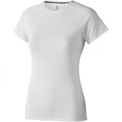 Biały - Damski T-shirt Niagara z krótkim rękawem z dzianiny Cool Fit odprowadzającej wilgoć