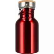 czerwony - Butelka stalowa OSLO 300 ml