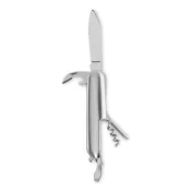 Scyzoryk z aluminium 5 funkcji MULTICHILLO Srebrny
