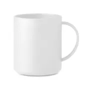 Kubek z PP wielokrotnego użytku 300 ml MONDAY Bialy