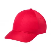 czerwony - Blazok czapka z daszkiem