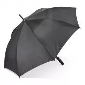 czarny - Parasol Bosco 190T Poliester 23" z automatycznie otwieraną rączką.