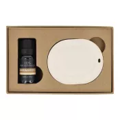brązowy - Zapachowy wieszak InSideOut z olejkiem z drzewa sandałowego 10 ml