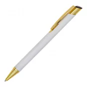 biały - Długopis aluminiowy Lindi