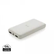 biały - Bezprzewodowy power bank, ładowarka bezprzewodowa