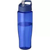 Niebieski - Bidon H2O Tempo® o pojemności 700 ml z wieczkiem z słomką