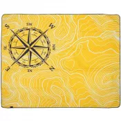 Składany koc piknikowy 140 x 170 cm ALVERNIA Schwarzwolf