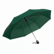 ciemnozielony - Automatyczny, wiatroodporny, kieszonkowy parasol BORA