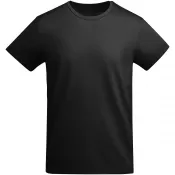 Czarny - Breda koszulka dziecięca z krótkim rękawem