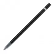 czarny - Aluminiowy ołówek o długiej żywotności z gumką