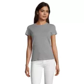 Koszulka damska 150 g/m² Sol's REGENT FIT WOMEN Szary Melanż
