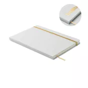 Notes A5 80 kartek w linię ROUTE WHITE Matowy Zloty