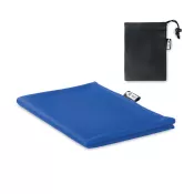 Ręcznik sportowy RPET z workiem 30x80 cm TUKO RPET Niebieski