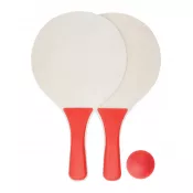 czerwony - Tarik zestaw do tenisa plażowego