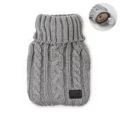 Termofor 400 ml w dzianinowym pokrowcu TOASTY Szary