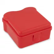 czerwony - Lunchbox w kształcie kanapki