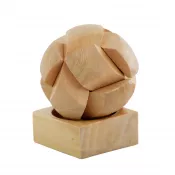 brązowy - Puzzle w kształcie piłki ROUND DEXTERITY
