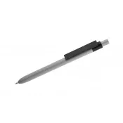 czarny - Długopis z tworzywa z dodatkiem zmielonych muszli SELIS