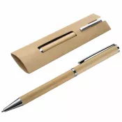 brązowy - Długopis drewniany HEYWOOD