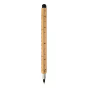 naturalny - Boloid długopis bezatramentowy z linijką