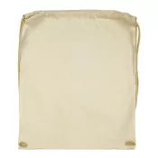 Natural - Plecak bawełniany na sznurkach Jassz 140 g/m², 38 x 42 cm