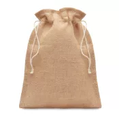 Torebka prezentowa z juty 14x22 cm JUTE SMALL