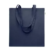Torba z bawełny z recyklingu 140 g/m² VIVEKA COLOUR Niebieski