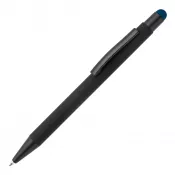 czarno / ciemnoniebieski - Długopis metalowy New York