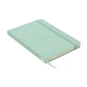 Notes A5 w okładce z RPET 80 kartek w linię NOTE RPET Miętowy Zielony