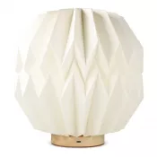 naturalny-t - Coollux składana papierowa lampa LED Luna 25cm inspirowana origami