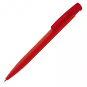 czerwony - Długopis plastikowy Avalon soft touch