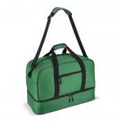 zielony - Torba sportowo-podróżna R-PET 600D 55,5 x 25 x 36 cm 50 l