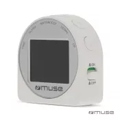 biały - M-09 C | Muse Travel Alarm Clock