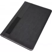 czarny - Notatnik A5 w kratkę CLELIA