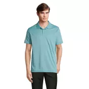Polo sportowe unisex z recyklingu Sol's PITCHER Pool Blue