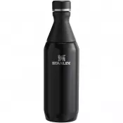 Czarny błyszczący - Stanley All Day Slim butelka na wodę o pojemności 350 ml