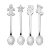Łyżeczki do herbaty świąteczne 4 szt. CHIP SET