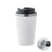 Kubek dwuścienny z powłoką ceramiczną 350 ml BLERM Bialy