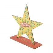 Wlobor personalizowane drewniane trofeum, gwiazda
