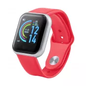 czerwony - Simont smart watch