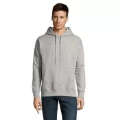 Bluza unisex z kapturem 320 g/m² Sol's SLAM Szary Melanż
