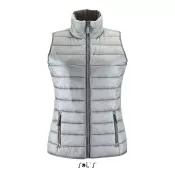 Kamizelka pikowana damska Sol's WAVE WOMEN Metal Grey