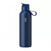 Ocean Blue2 - Bidon Ocean Bottle Peak GO 710 ml z recyklingowanej stali nierdzewnej