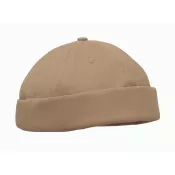 Czapka docker ze szczotkowanej bawełny 260 g/m² DOCK Khaki