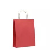 Torba prezentowa średnia 90 g/m² PAPER TONE M Czerwony