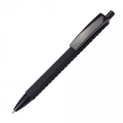 czarny - Długopis plastikowy ze wzorem opony