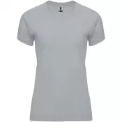 Szary - Damska koszulka techniczna 135 g/m² ROLY BAHRAIN WOMAN 0408