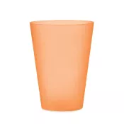 Kubek eventowy z PP 300 ml FESTA Przezroczysty Pomaranczowy